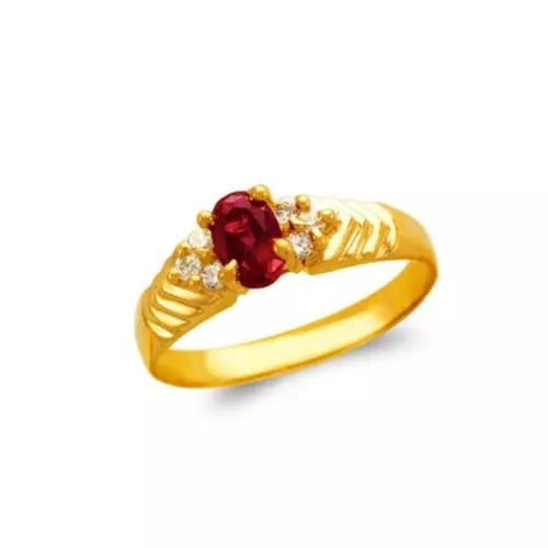 NEW 14K YELLOW GOLD LADIES CZ RING: NEW 14K YELLOW GOLD LADIES CZ RING 14K Yellow Gold Size 7 Approx. 6mm Stone, 5mm Center High Polished/Cubic Zirconia Weight: 2.2 Grams