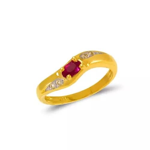 NEW 14K TWO TONE GOLD LADIES CZ RING: NEW 14K TWO TONE GOLD LADIES CZ RING 14K Two Tone Gold Size 7 Approx. 5mm Center High Polished/Cubic Zirconia Weight: 2.4 Grams