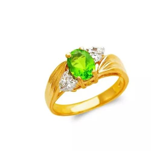 NEW 14K TWO TONE GOLD LADIES CZ RING: NEW 14K TWO TONE GOLD LADIES CZ RING 14K Two Tone Gold Size 7 Approx. 8mm Stone, 8mm Center High Polished/Cubic Zirconia Weight: 4.1 Grams