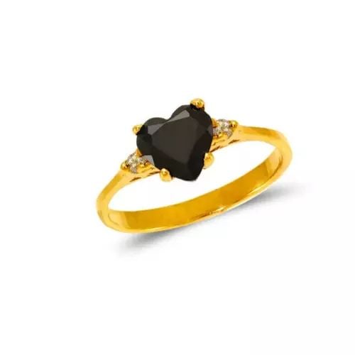 NEW 14K TWO TONE GOLD LADIES HEART CZ RING: NEW 14K TWO TONE GOLD LADIES HEART CZ RING 14K Two Tone Gold Size 7 Approx. 6mm Stone, 6mm Center High Polished/Cubic Zirconia Weight: 1.9 Grams