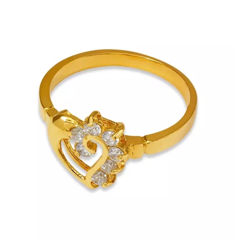 NEW 14K YELLOW GOLD MOTHER'S CZ RING (1 of 2)