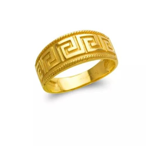 NEW 14K YELLOW GOLD LADIES GREEK FILIGREE RING (1 of 2)