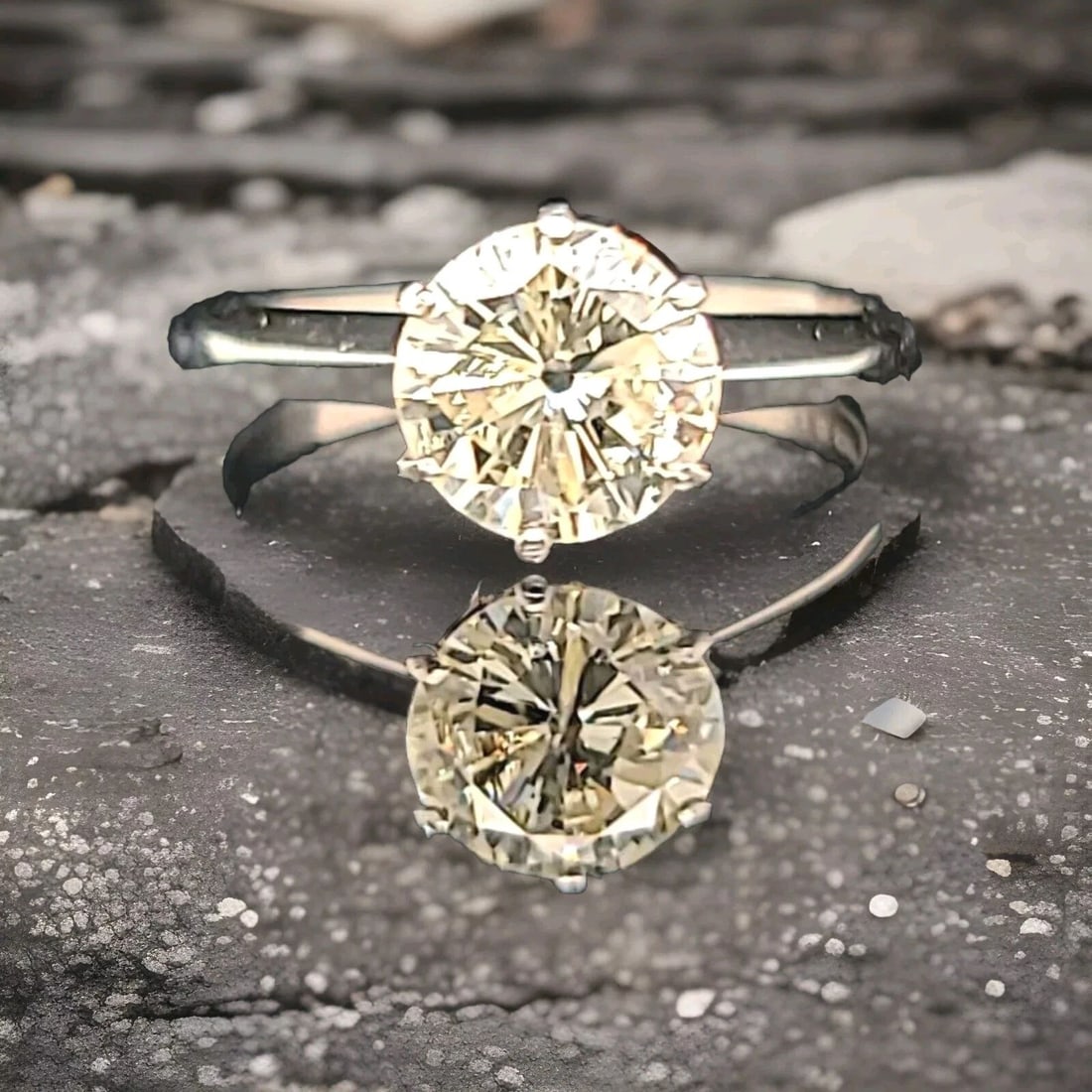 1.45CT. PLATINUM VINTAGE ENGAGEMENT RING NATURAL EURO OLD CUT DIAMOND CIRC 1930': 1.45CT. PLATINUM VINTAGE ENGAGEMENT RING NATURAL EURO OLD CUT DIAMOND J-I1 This stunning vintage engagement ring is a true treasure for any jewelry lover. Crafted from platinum, the ring features a na