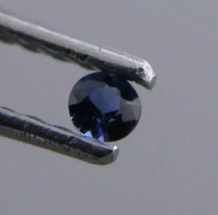 LOOSE NATURAL BLUE SAPPHIRE ROUND CUT Sale is for 1 round cut natural Blue sapphire Sapphire: LOOSE NATURAL BLUE SAPPHIRE ROUND CUT Sale is for 1 round cut natural Blue sapphire Sapphire measures 1.3mm in diameter If you purchase 2 and want matching pair please let me know. New, never used bef