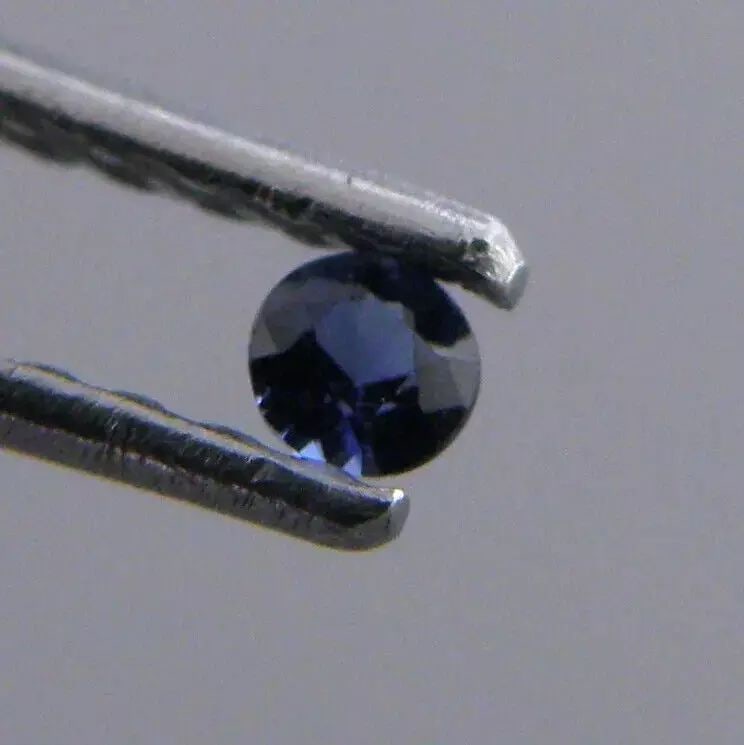LOOSE NATURAL BLUE SAPPHIRE ROUND CUT Sale is for 1 round cut natural Blue sapphire Sapphire: LOOSE NATURAL BLUE SAPPHIRE ROUND CUT Sale is for 1 round cut natural Blue sapphire Sapphire measures 2mm in diameter If you purchase 2 and want matching pair please let me know. New, never used befor