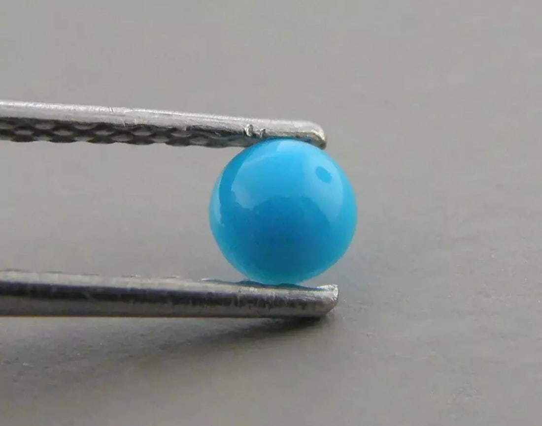 LOOSE NATURAL UNTREATED ROUND CUT CABOCHON TURQUOISE Sale is for 1 round cut cabochon sleeping: LOOSE NATURAL UNTREATED ROUND CUT CABOCHON TURQUOISE Sale is for 1 round cut cabochon sleeping beauty Turquoise Turquoise measures 3mm If you purchase 2 and want matching pair please let me know. New,