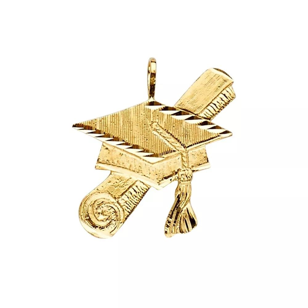 NEW 14K YELLOW GOLD GRADUATION PENDANT 14K YELLOW GOLD NEW GRADUATION PENDANT WEIGHT: 2g (1 of 2)