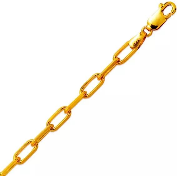 NEW 14K YELLOW GOLD FORZATA BRACELET 4.5mm 14K Yellow Gold Approx. 120 Gauge (4.5mm Wide) High: NEW 14K YELLOW GOLD FORZATA BRACELET 4.5mm 14K Yellow Gold Approx. 120 Gauge (4.5mm Wide) High Polished Lobster Lock Available in White and Rose Gold Length : 7" Inch Weight: 6.6 Grams