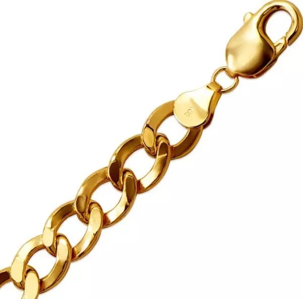 NEW 14K YELLOW GOLD HOLLOW CURB BRACELET 9mm 14K Yellow Gold Approx. 210 Gauge (9mm Wide) High: NEW 14K YELLOW GOLD HOLLOW CURB BRACELET 9mm 14K Yellow Gold Approx. 210 Gauge (9mm Wide) High Polished Hollow Lobster Lock Length : 8" inch Weight: 14.8 Grams