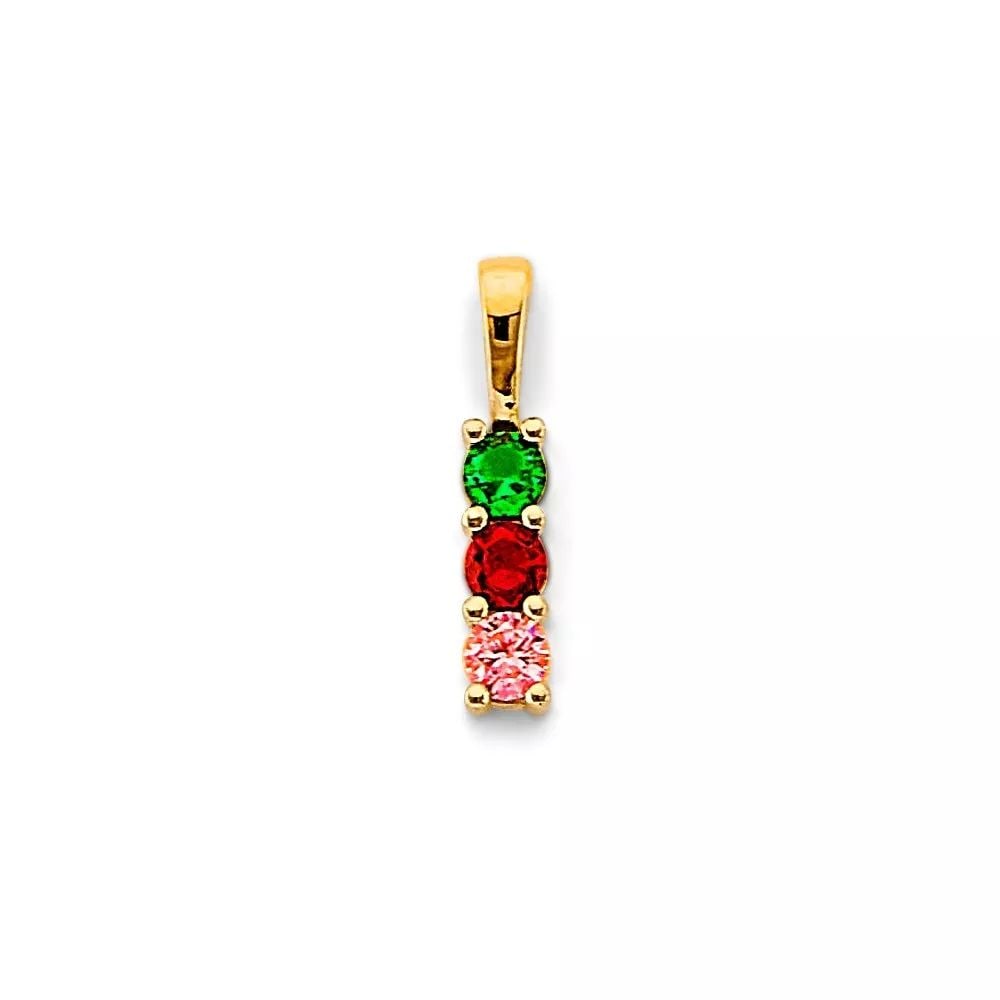 NEW 14K YELLOW GOLD CZ 3 STONE MONTH PENDANT 14K YELLOW GOLD NEW CZ 3 STONE MONTH PENDANT WEIGHT:: NEW 14K YELLOW GOLD CZ 3 STONE MONTH PENDANT 14K YELLOW GOLD NEW CZ 3 STONE MONTH PENDANT WEIGHT: 0.7g