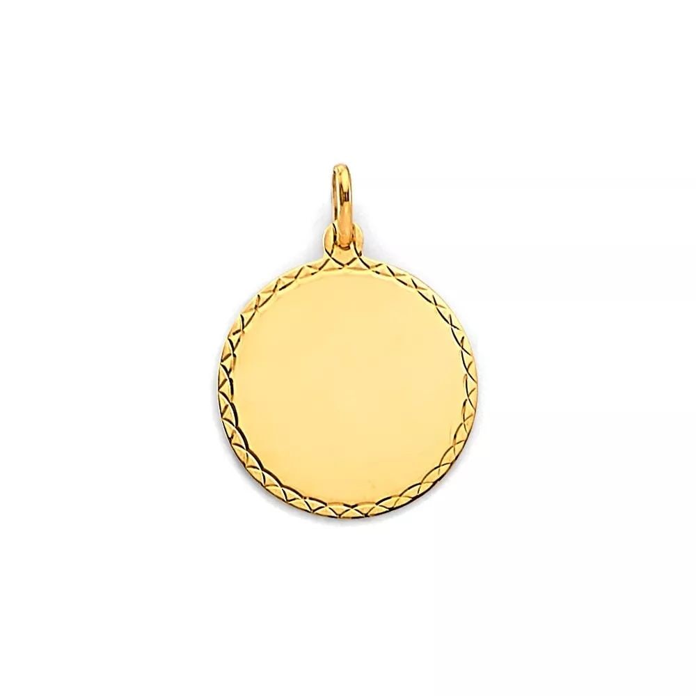 NEW 14K YELLOW GOLD ENGRAVABLE PLAIN PENDANT 14K YELLOW GOLD NEW ENGRAVABLE PLAIN PENDANT WEIGHT: 1g: NEW 14K YELLOW GOLD ENGRAVABLE PLAIN PENDANT 14K YELLOW GOLD NEW ENGRAVABLE PLAIN PENDANT WEIGHT: 1g
