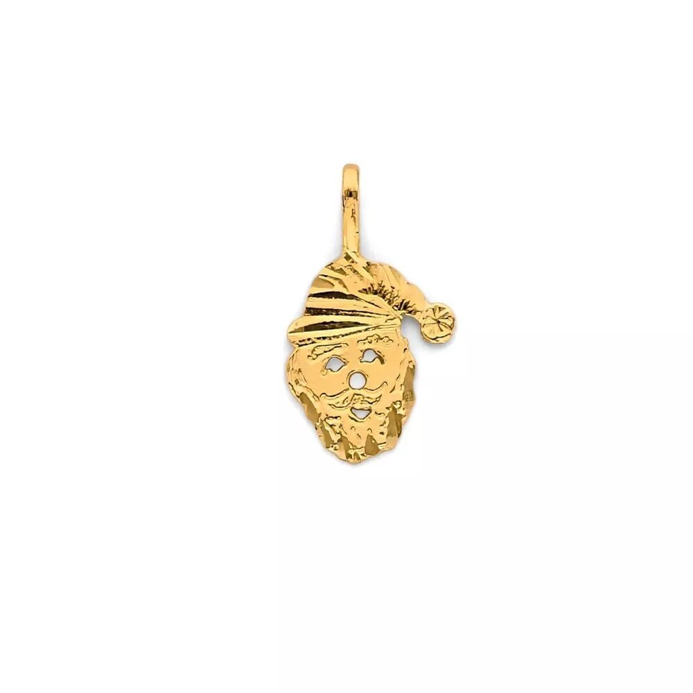 NEW 14K YELLOW GOLD SANTA CLAUS PENDANT 14K YELLOW GOLD NEW SANTA CLAUS PENDANT WEIGHT: 0.5g (1 of 2)