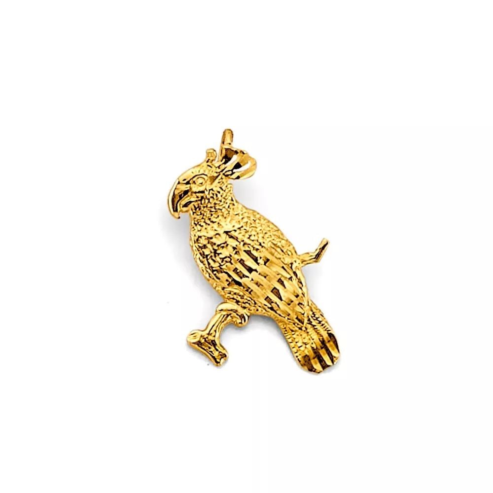 NEW 14K YELLOW GOLD BIRD PENDANT 14K YELLOW GOLD NEW BIRD PENDANT WEIGHT: 0.6g (1 of 2)