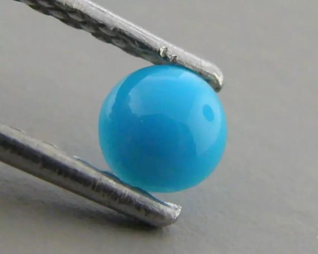 LOOSE NATURAL UNTREATED ROUND CUT CABOCHON TURQUOISE Sale is for 1 round cut cabochon sleeping: LOOSE NATURAL UNTREATED ROUND CUT CABOCHON TURQUOISE Sale is for 1 round cut cabochon sleeping beauty Turquoise Turquoise measures 5mm If you purchase 2 and want matching pair please let me know. New,