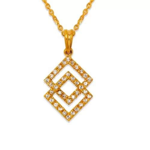 NEW 14K YELLOW GOLD DOUBLE-SHAPED CZ PENDANT 14K Yellow Gold Approx. 16x20mm High Polished/Cubic: NEW 14K YELLOW GOLD DOUBLE-SHAPED CZ PENDANT 14K Yellow Gold Approx. 16x20mm High Polished/Cubic Zirconia Available in White Gold Chains Sold Separately Weight: 2.4 Grams