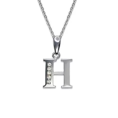NEW 14K WHITE GOLD WH INITIAL "G" PENDANT: NEW 14K WHITE GOLD WH INITIAL "G" PENDANT 14K White Gold Approx. 9x10mm High Polished/Cubic Zirconia Available in Yellow Gold Items in this Set: Earrings Available as a Set Chains Sold Separately Weig