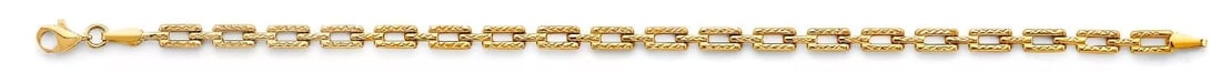 NEW 14K YELLOW GOLD FANCY BRACELET (1 of 2)