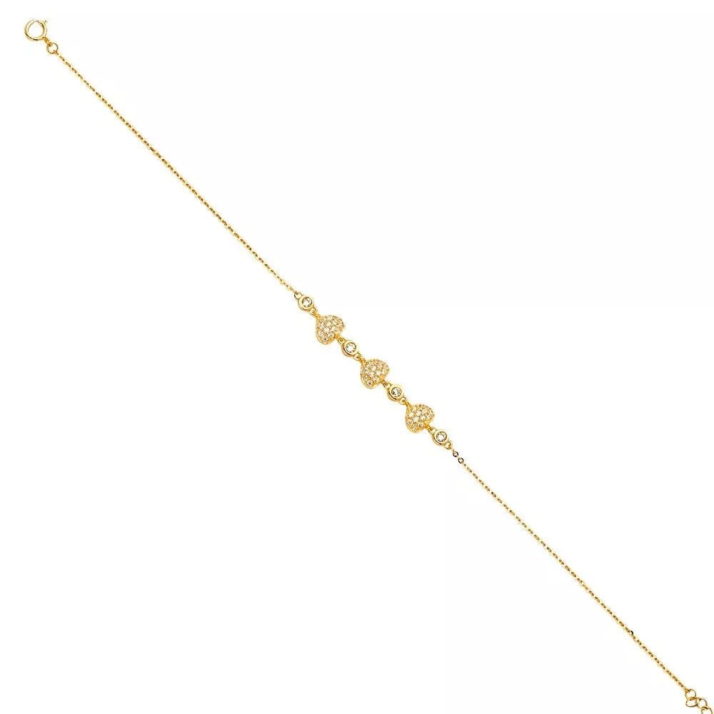 NEW 14K YELLOW GOLD LIGHT BRACELET (1 of 2)