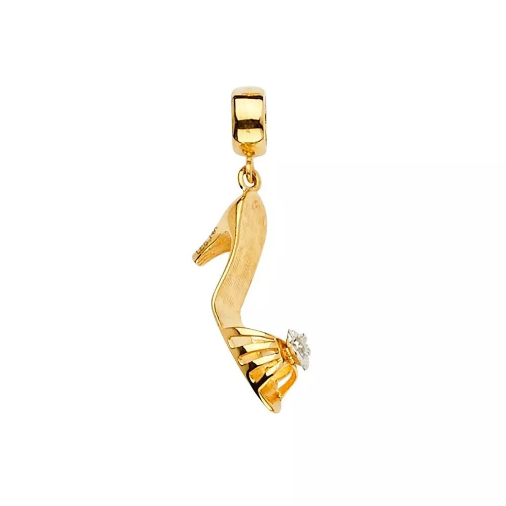 NEW 14K YELLOW GOLD SHOE CHARM FOR MIX&MATCH BRACELET (1 of 2)