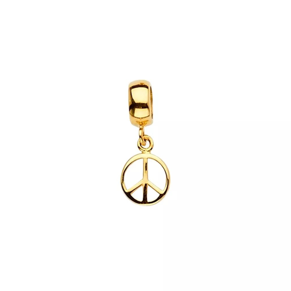 NEW 14K YELLOW GOLD PIECE CHARM FOR MIX&MATCH BRACELET (1 of 2)