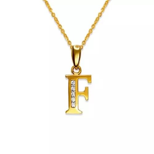 NEW 14K YELLOW GOLD INITIAL "E" PENDANT (1 of 2)