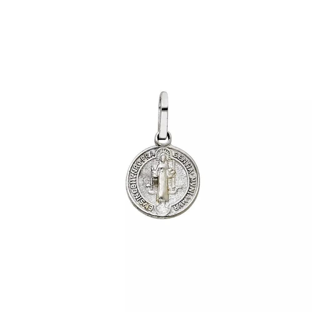 NEW 14K WHITE GOLD TINY SAN BENITO PENDANT (1 of 2)