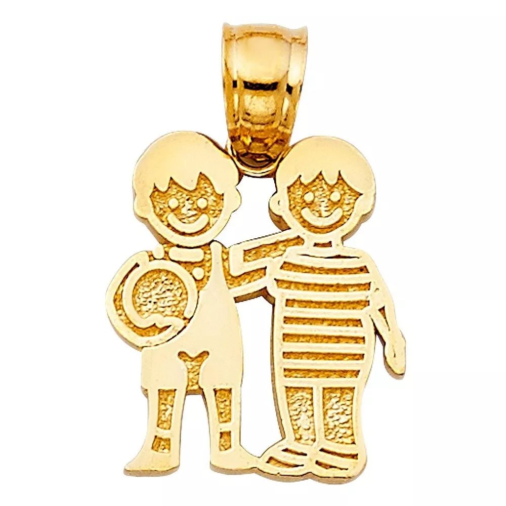 NEW 14K YELLOW GOLD BOY WITH BALL PENDANT: NEW 14K YELLOW GOLD BOY WITH BALL PENDANT 14K YELLOW GOLD NEW BOY WITH BALL PENDANT WEIGHT: 1.7