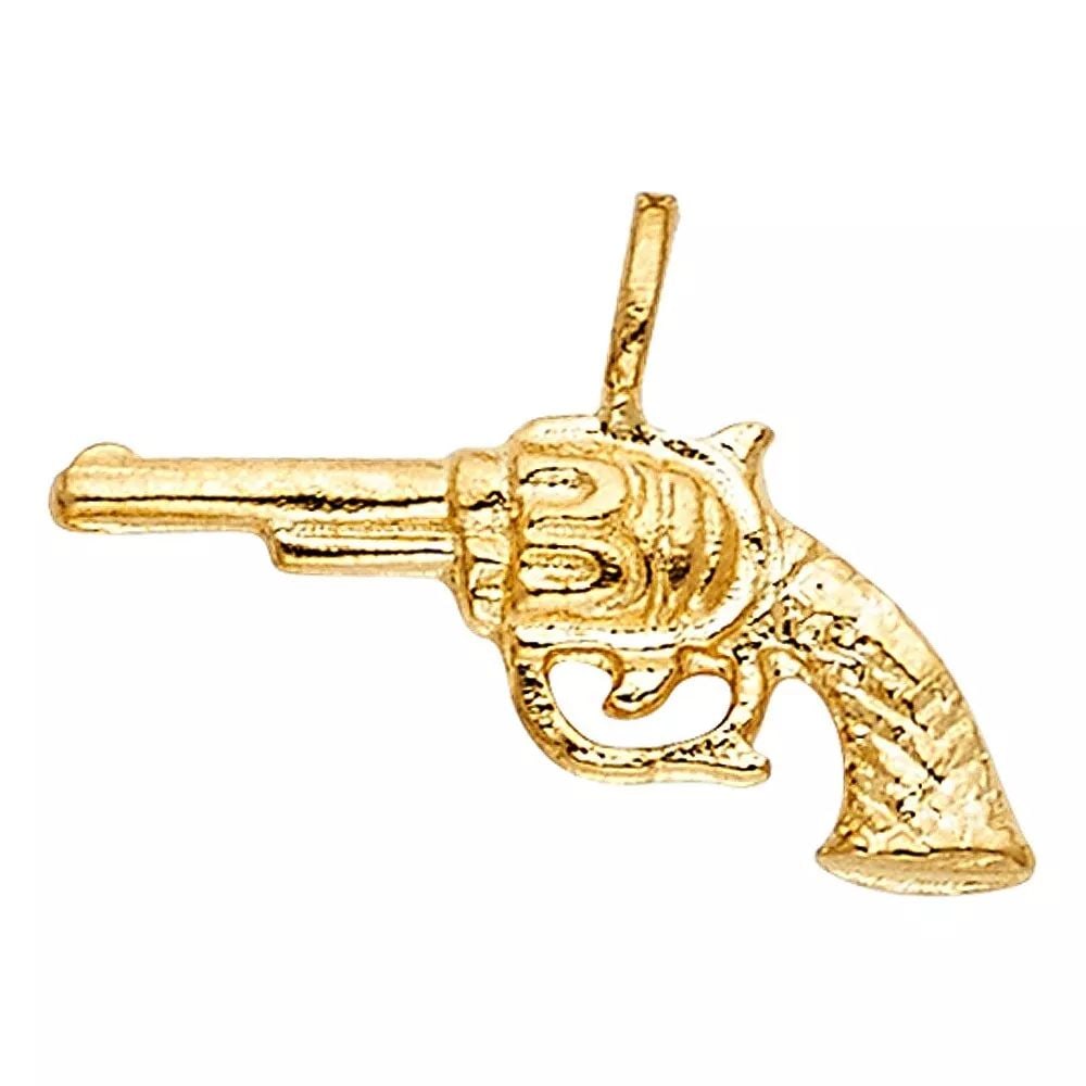 NEW 14K YELLOW GOLD PISTOL GUN PENDANT: NEW 14K YELLOW GOLD PISTOL GUN PENDANT 14K YELLOW GOLD NEW PISTOL GUN PENDANT WEIGHT: 1.5
