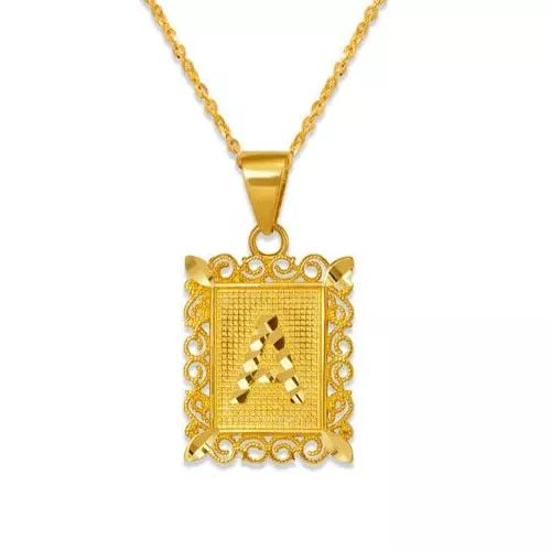 NEW 14K TWO-TONE GOLD INITIAL LETTER FRAMED PENDANT: NEW 14K TWO-TONE GOLD INITIAL LETTER FRAMED PENDANT 14K Two Tone Gold Approx. 15x19mm High Polished/Diamond Cut Available in all Letters A-Z Chains Sold Separately Weight: 2.0 Grams