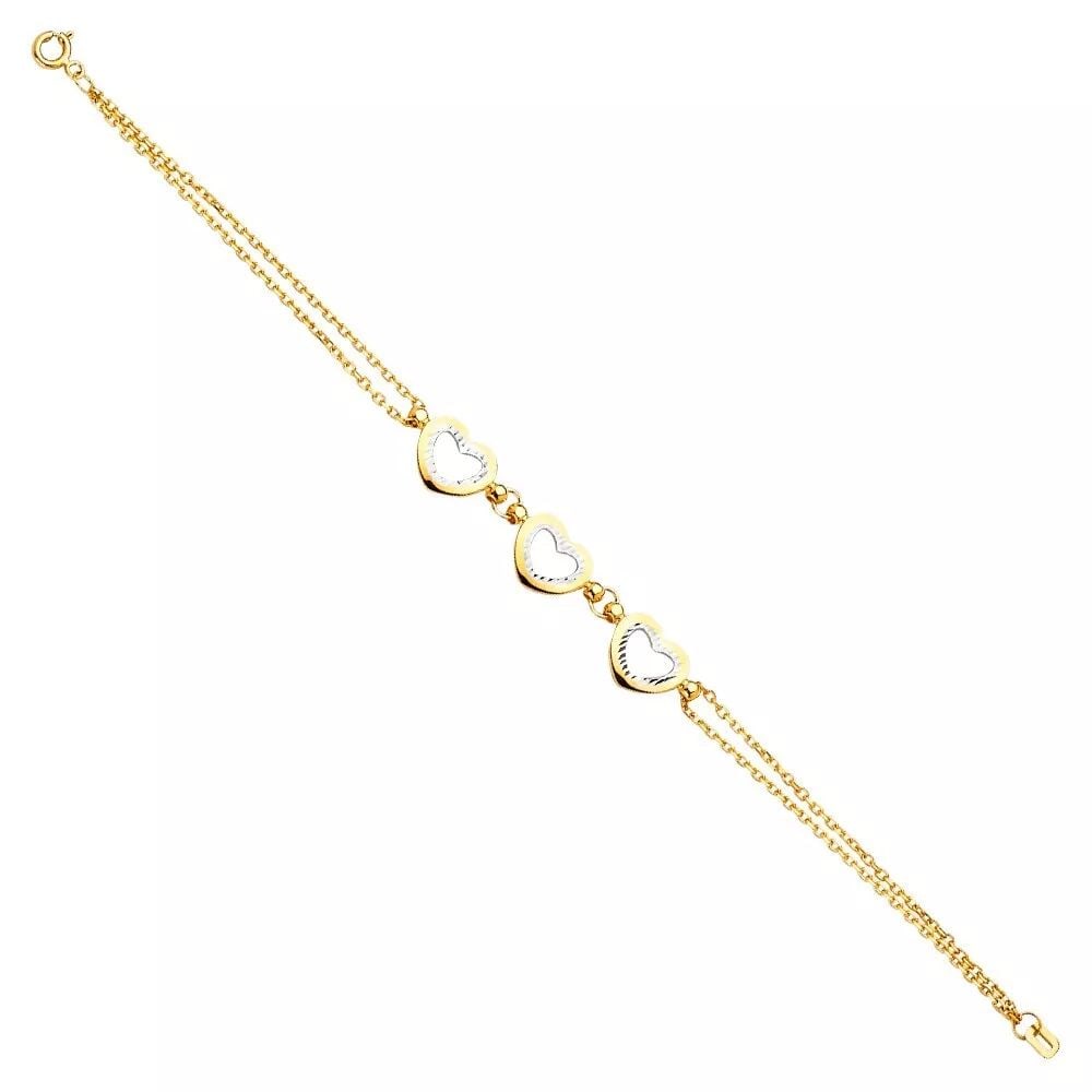 NEW 14K YELLOW GOLD LIGHT BRACELET (1 of 2)