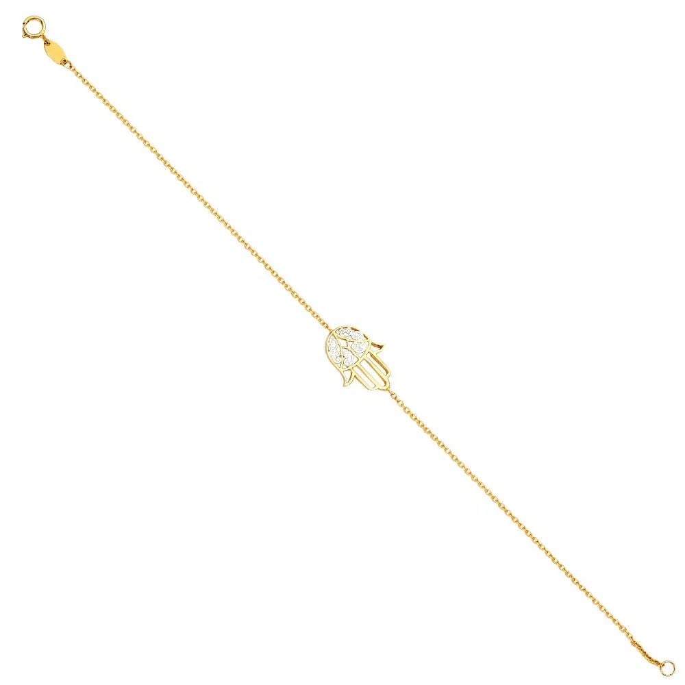 NEW 14K YELLOW GOLD LIGHT BRACELET (1 of 2)