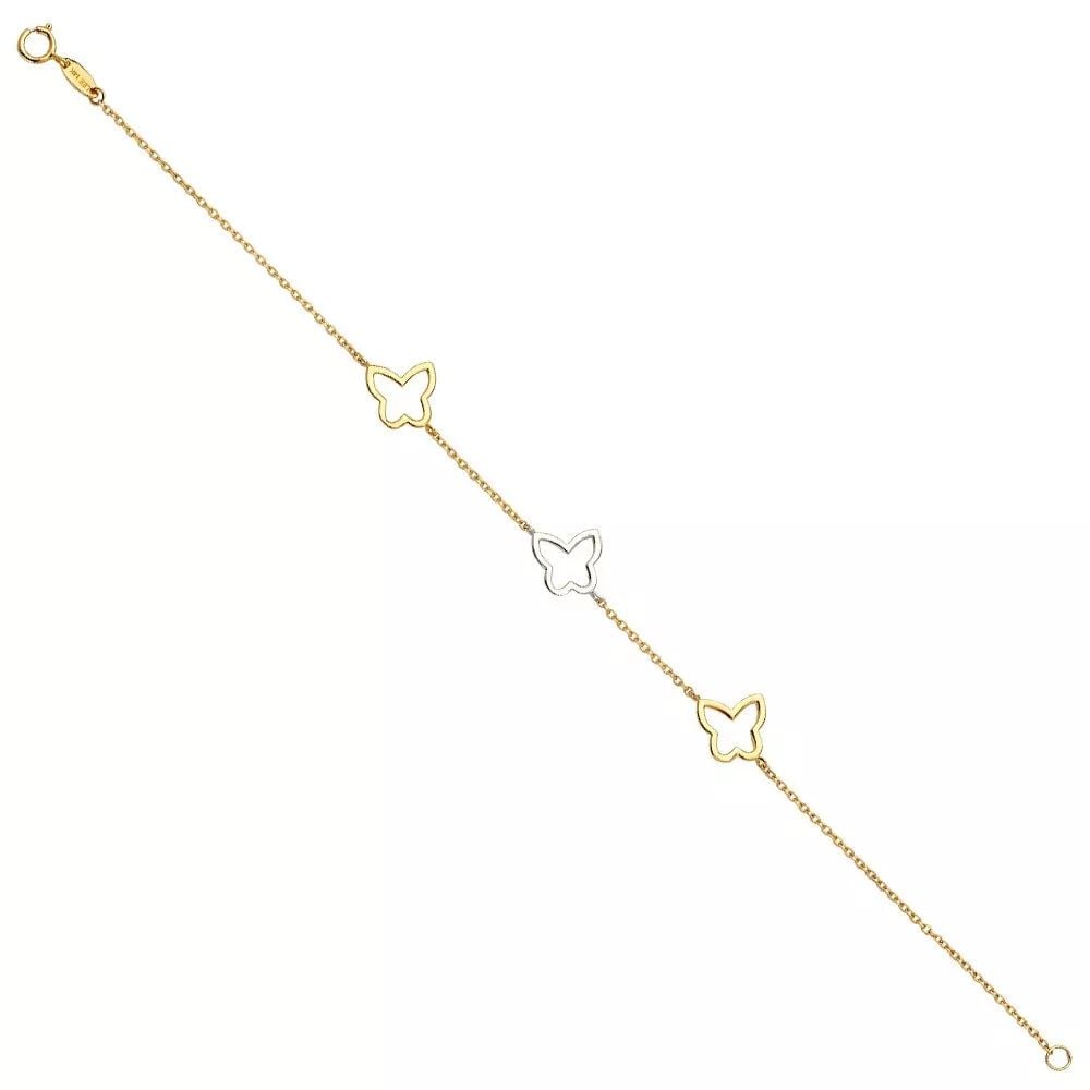 NEW 14K TRI COLOR GOLD LIGHT BRACELET: NEW 14K TRI COLOR GOLD LIGHT BRACELET 14K TRI COLOR GOLD NEW LIGHT BRACELET WEIGHT: 7.7 g LENGTH: 7.5in