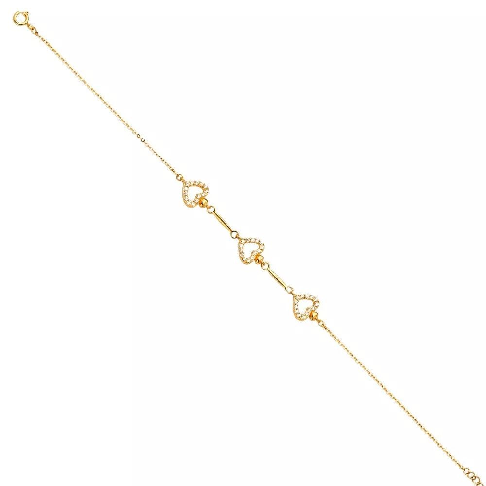 NEW 14K YELLOW GOLD LIGHT BRACELET (1 of 2)