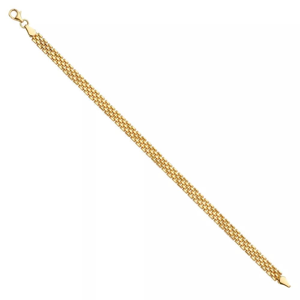 NEW 14K YELLOW GOLD FANCY BRACELET (1 of 2)