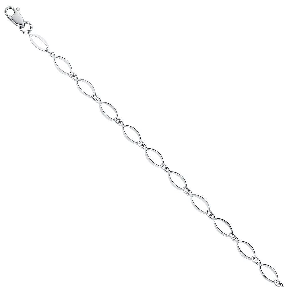 NEW 14K WHITE GOLD LIGHT BRACELET (1 of 2)