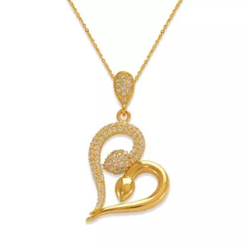 NEW 14K YELLOW GOLD FANCY HEART CZ PENDANT: NEW 14K YELLOW GOLD FANCY HEART CZ PENDANT 14K Yellow Gold Approx. 20x20.5mm High Polished/Cubic Zirconia Chains Sold Separately Weight: 2.3 Grams