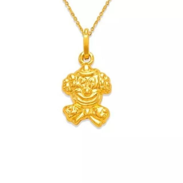 NEW 14K YELLOW GOLD CLOWN CHARM PENDANT (1 of 2)
