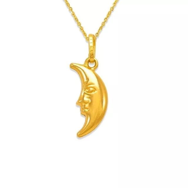 NEW 14K YELLOW GOLD CRESCENT MOON PENDANT: NEW 14K YELLOW GOLD CRESCENT MOON PENDANT 14K Yellow Gold Approx. 8x19mm Hollow Chains Sold Separately Weight: 1.0 Grams