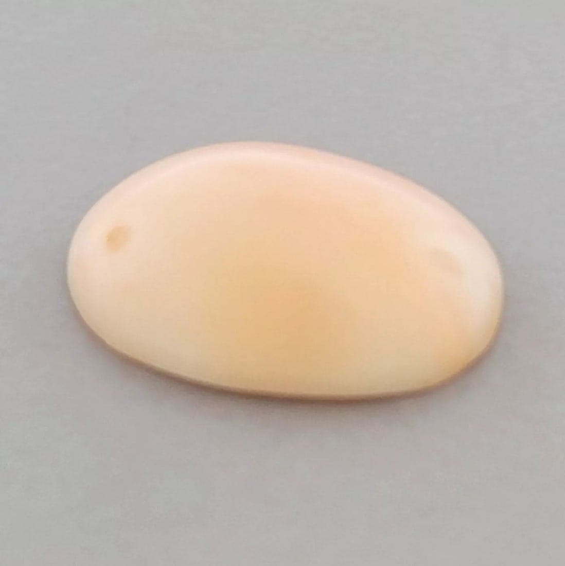 NATURAL UNTREATED 14x10mm SEA CORAL OVAL SHAPE PINK SALMON CABOCHON LOOSE (1 of 2)