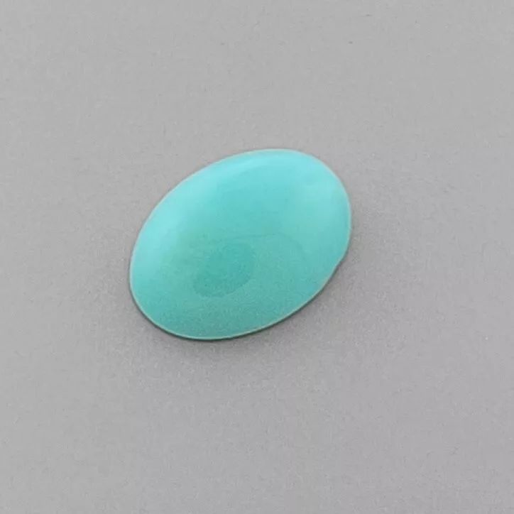 16ct NATURAL TURQUOISE OVAL CABOCHON 21.5"x15.6" ROBIN EGG BLUE (1 of 2)
