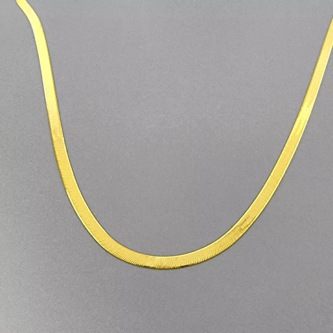 NEW 14K YELLOW GOLD MAGIC HERRINGBONE CHAIN NECKLACE 3mm 18" (1 of 2)