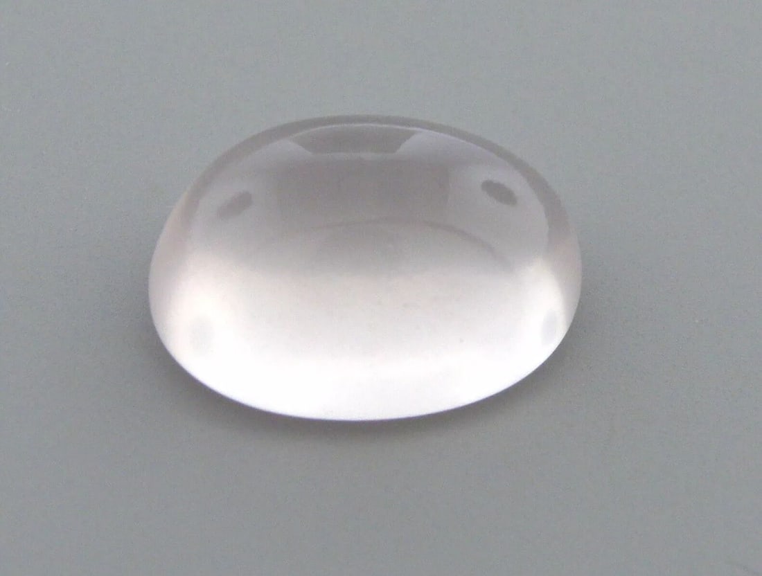 10ct CABOCHON OVAL CUT LOOSE NATURAL ROSE QUARTZ 15.7X11.7MM (1 of 2)