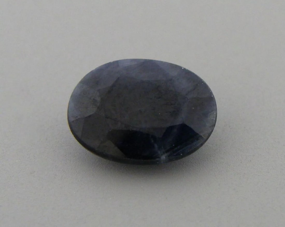 1.94ct LOOSE OVAL CUT NATURAL UNTREATED UNHEATED BLUE SAPPHIRE 9x7mm (1 of 2)
