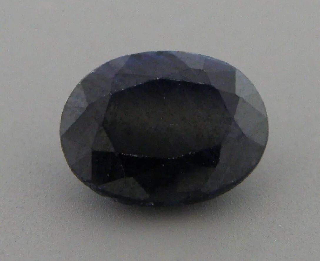2.34ct LOOSE OVAL CUT NATURAL UNTREATED UNHEATED BLUE SAPPHIRE (1 of 2)