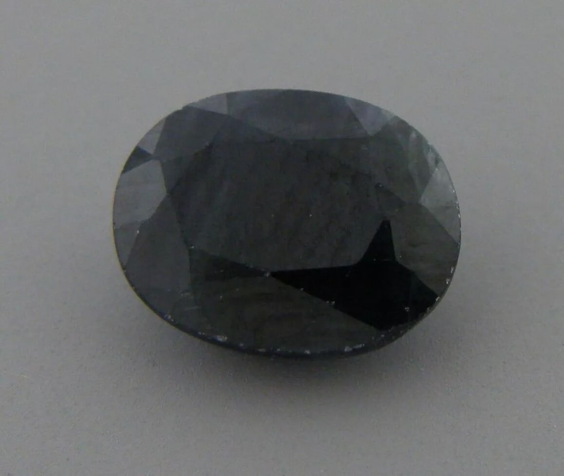2.46ct LOOSE OVAL CUT NATURAL UNTREATED UNHEATED BLUE SAPPHIRE (1 of 2)