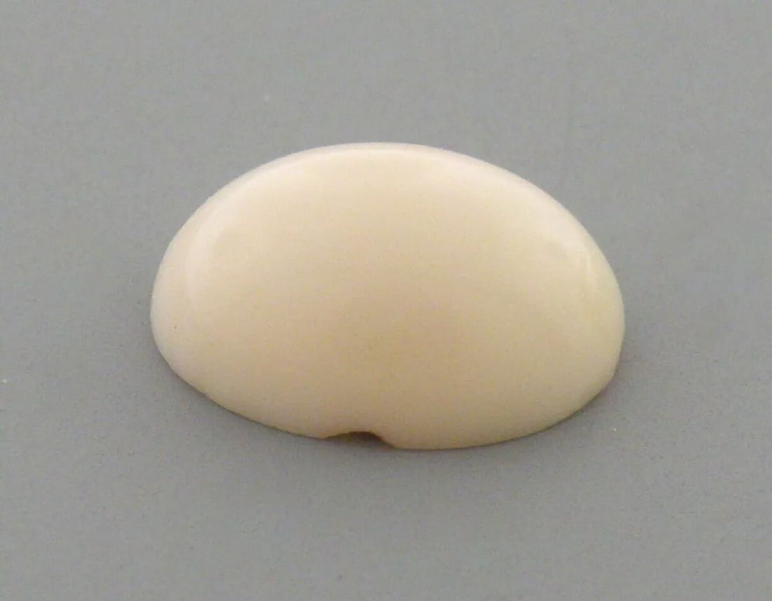 NATURAL UNTREATED 13.5x10mm SEA CORAL OVAL SHAPE PINK CABOCHON LOOSE 5.26ct (1 of 2)