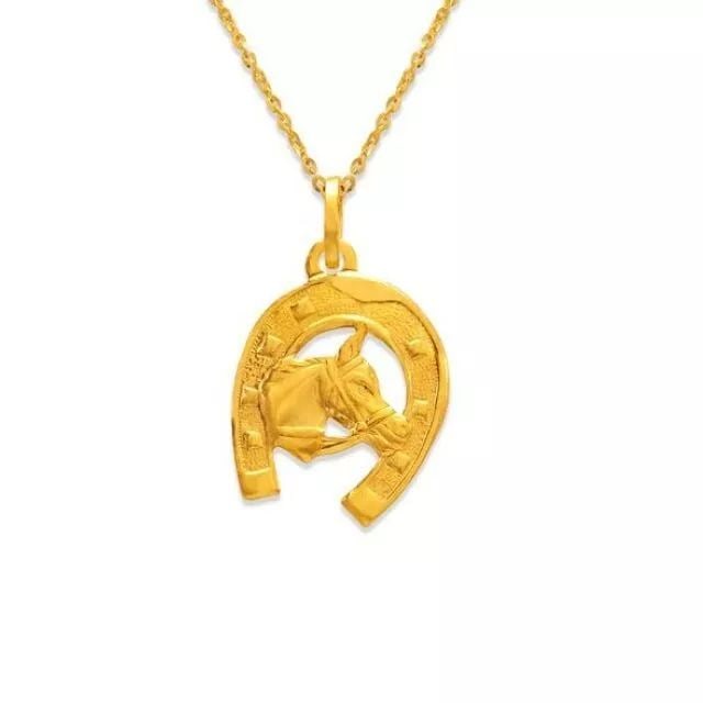 NEW 14K YELLOW GOLD HORSESHOE CHARM PENDANT: NEW 14K YELLOW GOLD HORSESHOE CHARM PENDANT 14K Yellow Gold Approx. 16x19mm Hollow Chains Sold Separately Weight: 1.7 Grams