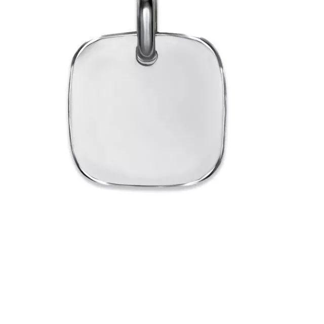 NEW 14K WHITE GOLD HIGH POLISHED PENDANT: NEW 14K WHITE GOLD HIGH POLISHED PENDANT 14K White Gold Approx. 13x13mm High Polished Chains Sold Separately Weight: 1.8 Grams
