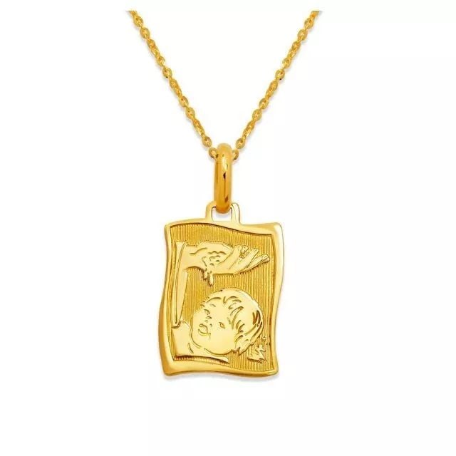 NEW 14K YELLOW GOLD BAPTISM PENDANT: NEW 14K YELLOW GOLD BAPTISM PENDANT 14K Yellow Gold Approx. 14x20mm High Polished Chains Sold Separately Weight: 1.4 Grams