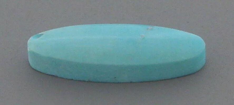 NATURAL UNTREATED TURQUOISE MARQUISE CABOCHON 0.73ct 11x3.4mm SLEEPING BEAUTY: NATURAL UNTREATED TURQUOISE MARQUISE CABOCHON 0.73ct 11x3.4mm SLEEPING BEAUTY LOOSE NATURAL UNTREATED MARQUISE CABOCHON TURQUOISE Carat weight is 0.73ct Turquoise measures 11x3.4mm Natural turquoise,